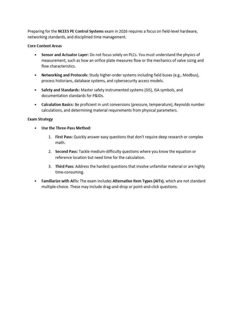 NCEES PE Control Systems Exam Prep 2026 | PDF