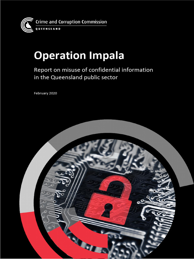 Operation Impala Report on Misuse of Confidential Information in the ...