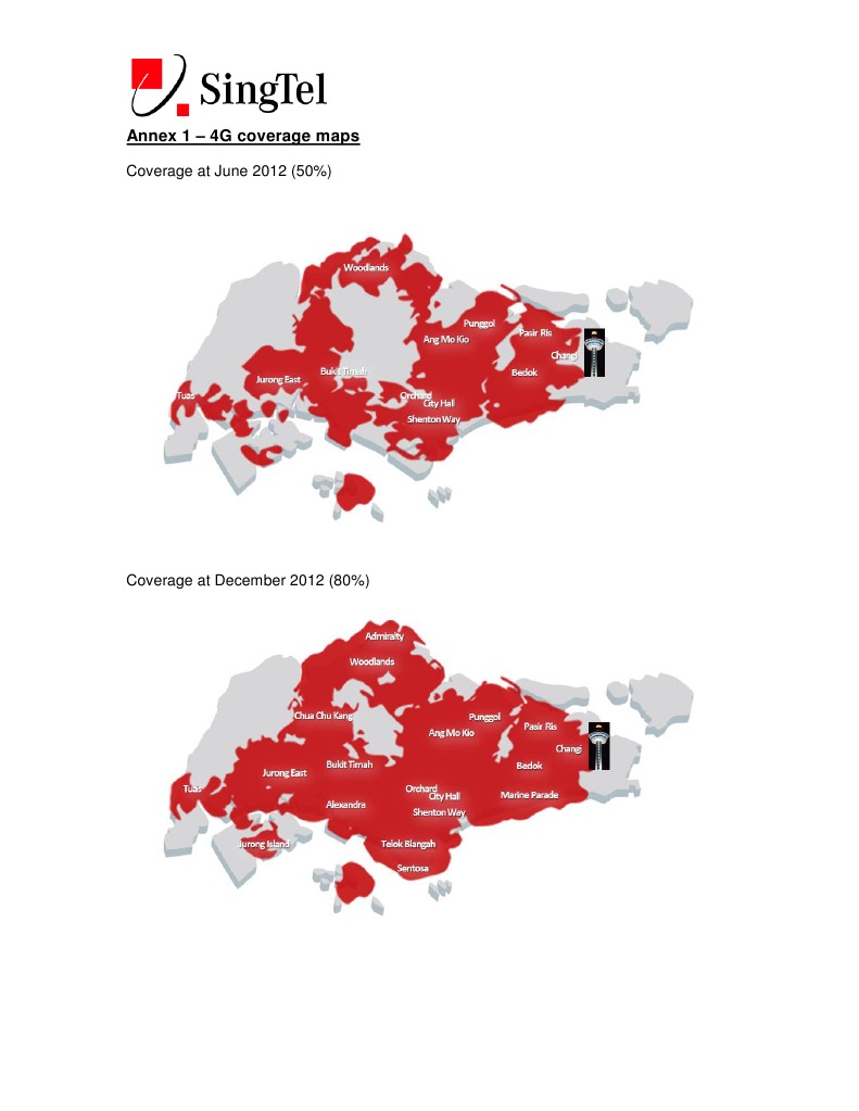 SingTel 4GLTEcoverage | PDF