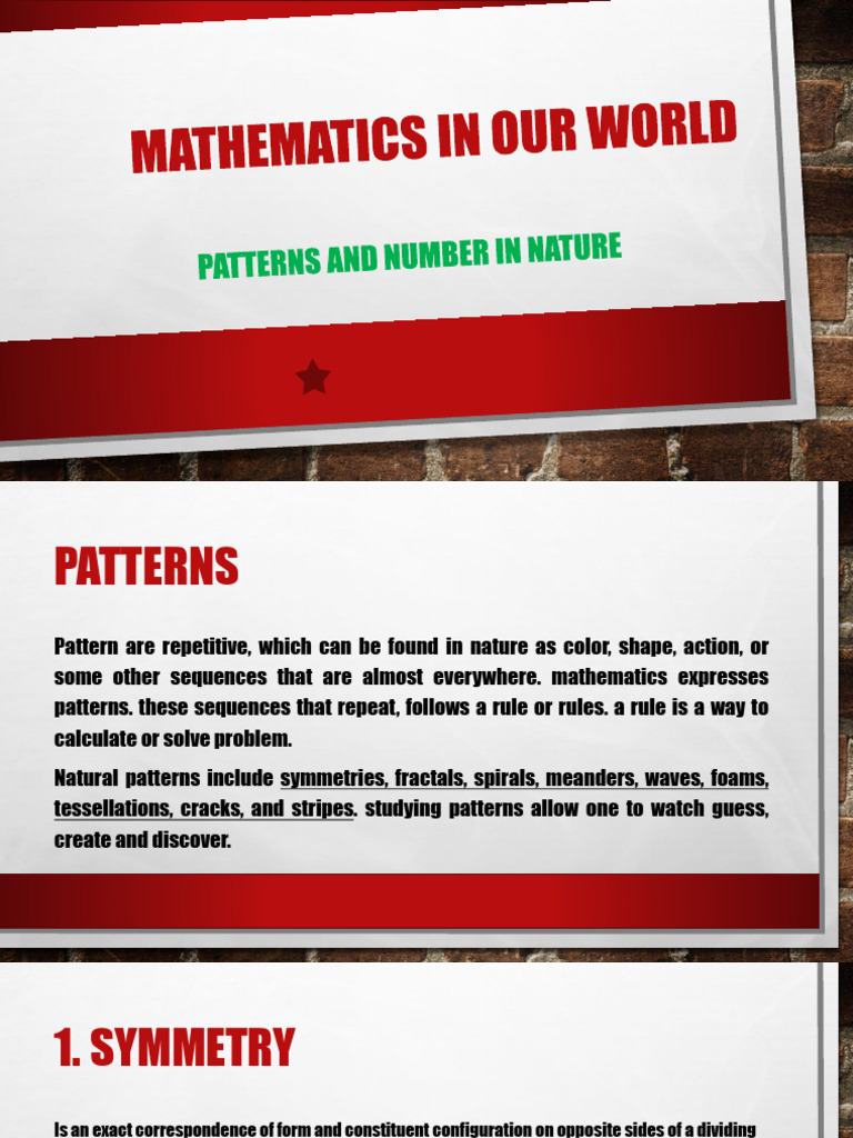Understanding Patterns in Nature and Math | PDF | Pattern | Geometry