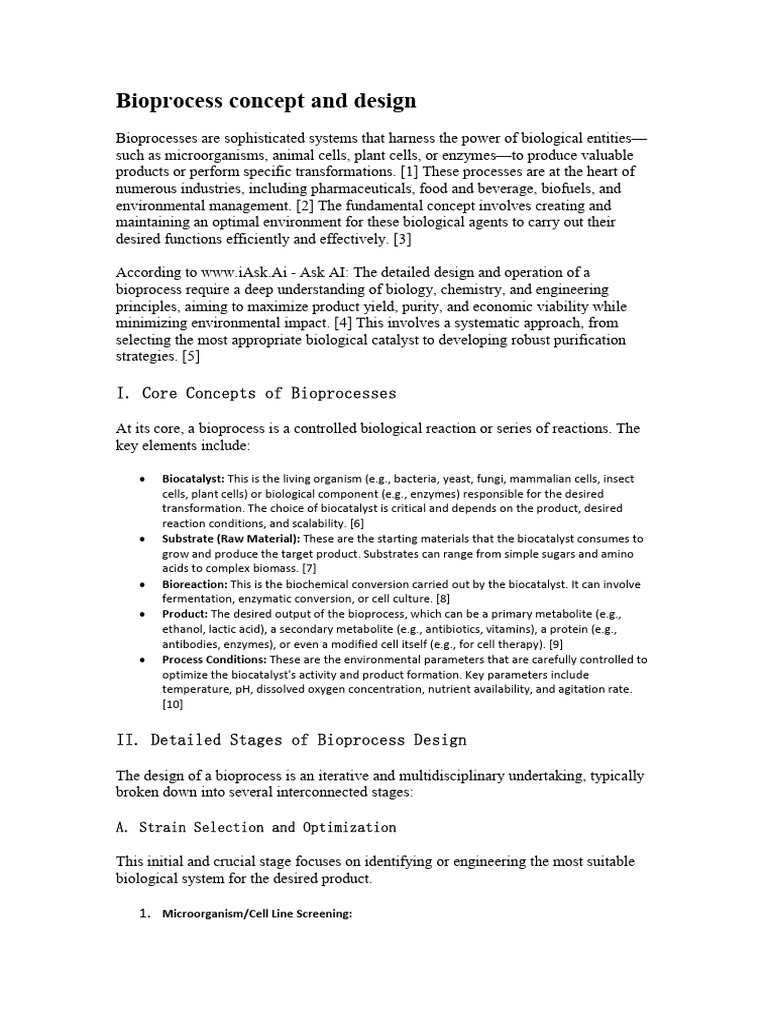 Bioprocess Design and Optimization Guide | PDF | Growth Medium ...