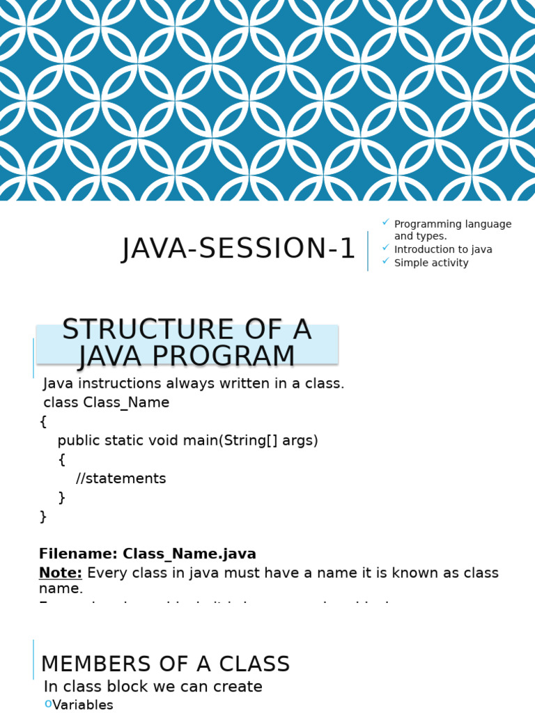 Introduction to Java Programming Basics | PDF