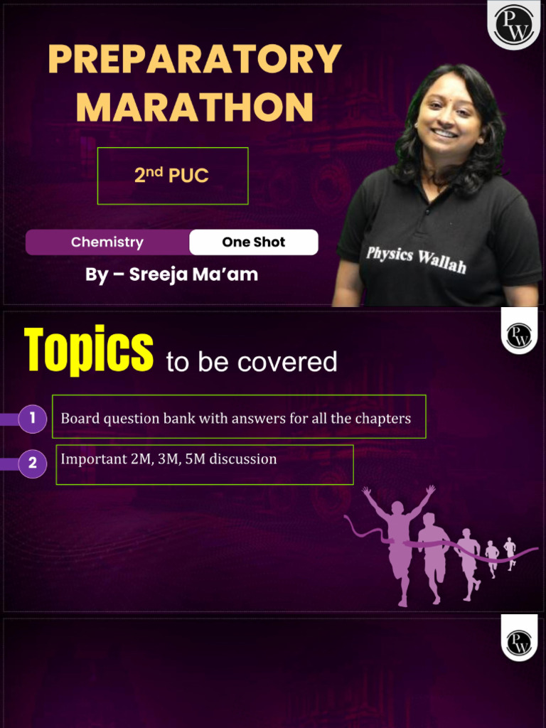 Preparatory Marathon - Live - 01 Notes | PDF