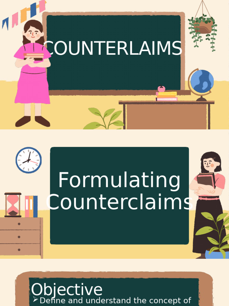 How to Formulate Effective Counterclaims | PDF | Argument | Logic