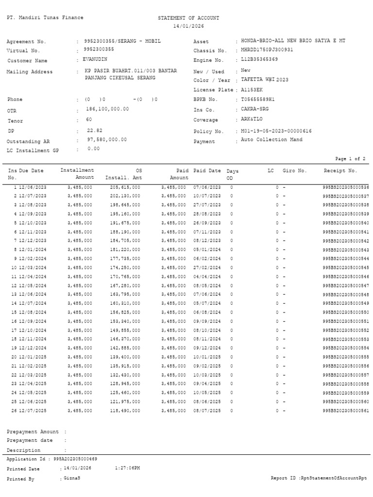 2kffbs4edka1utxqi0du155zGiznaSStatementOfAccount | PDF | Financial ...