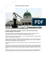 Court Orders National Assembly To Disclose Lawmakers