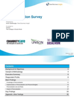 Personalisation Survey 2012