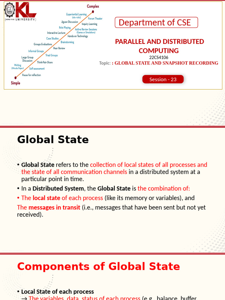 Global State and Snapshot Recording in Distributed Systems | PDF ...
