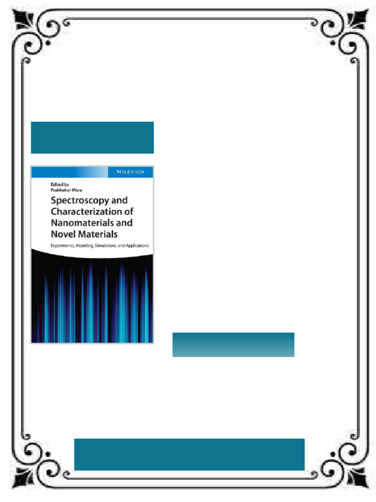 Spectroscopy and Characterization of Nanomaterials and Novel Materials ...