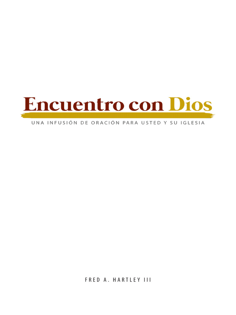 Encuentro Con Dios | PDF | Oración | Cristo (título)