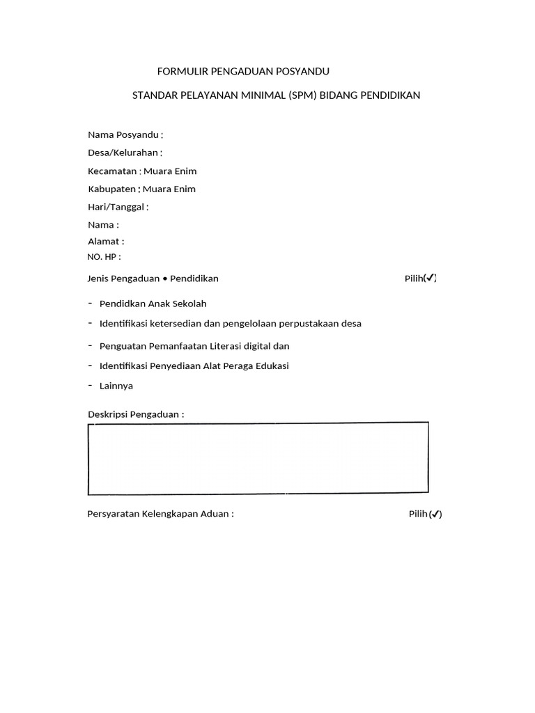 Form SPM Bid Pendidikan Ok | PDF