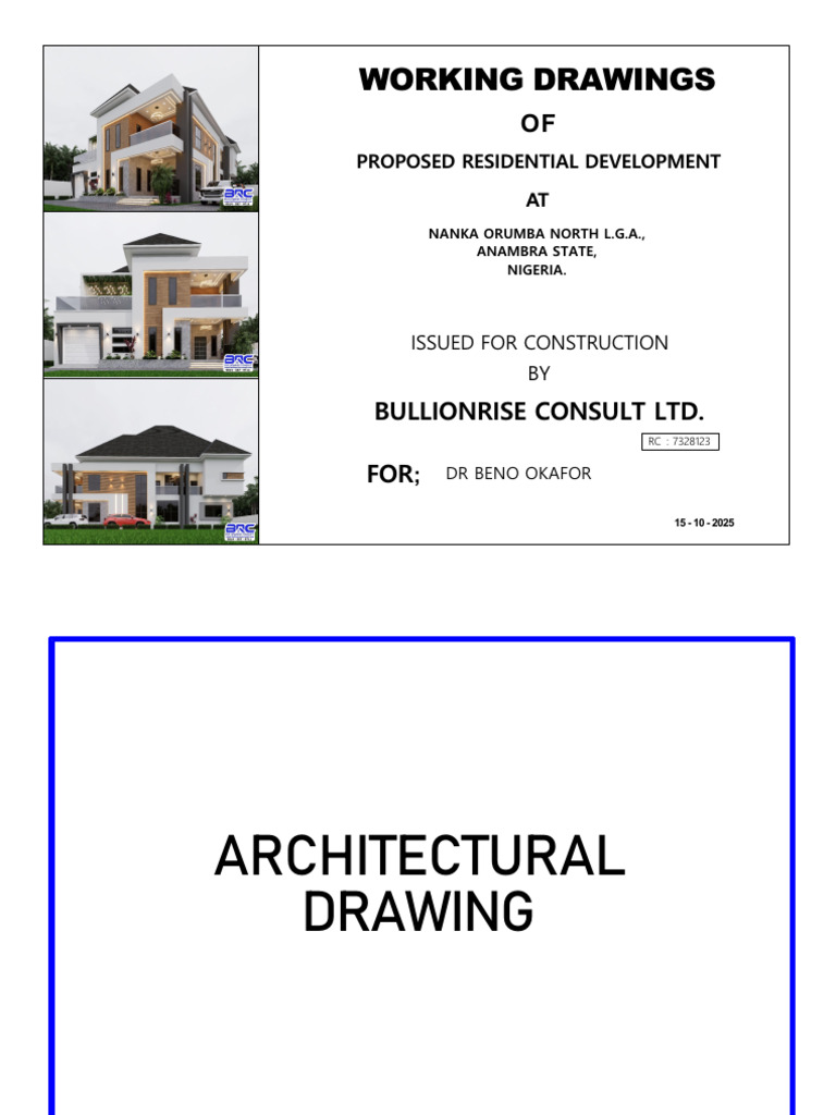 Residential Development Working Drawings | PDF