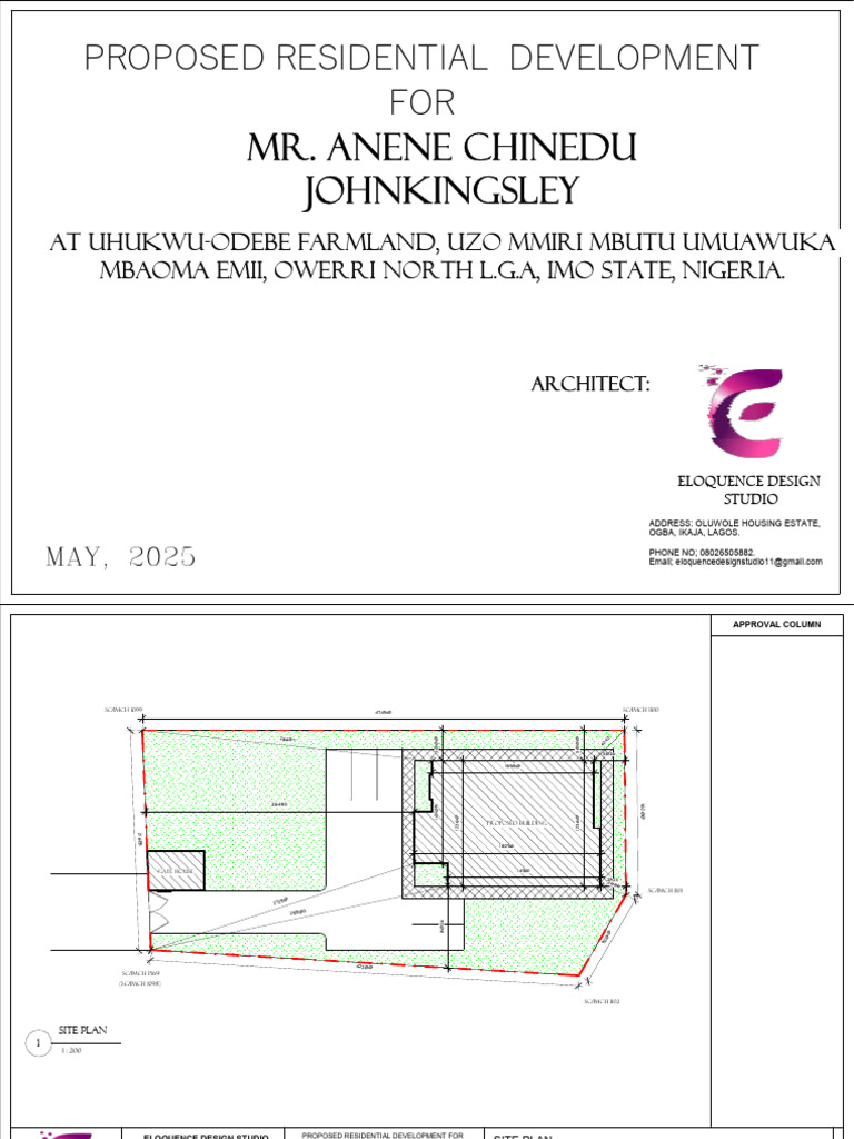 Proposed Residential Development Plans | PDF