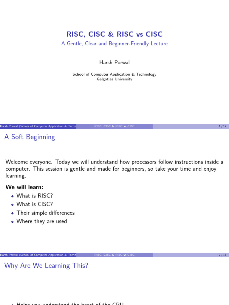 Lecture 32 | PDF | Central Processing Unit | Computer Hardware