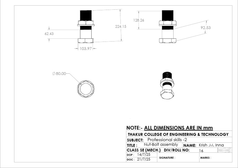 nut bolt | PDF