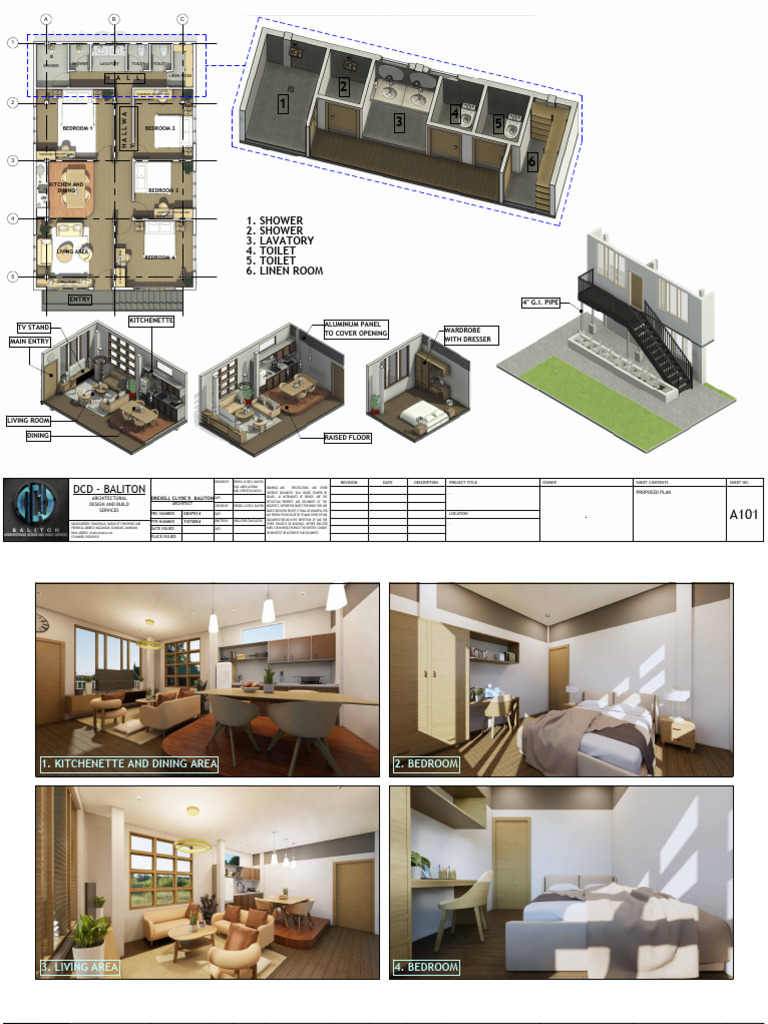 Architectural Design Floor Plan | PDF | Interior Design | Room