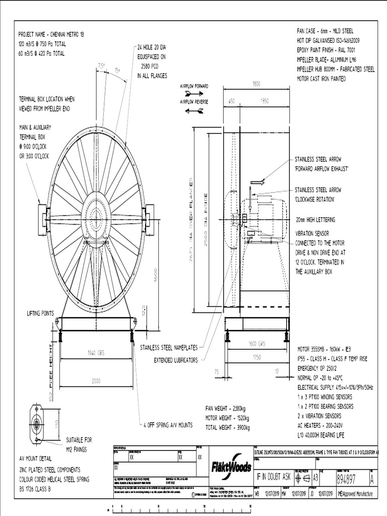 GA Fan and Motor-1 | PDF