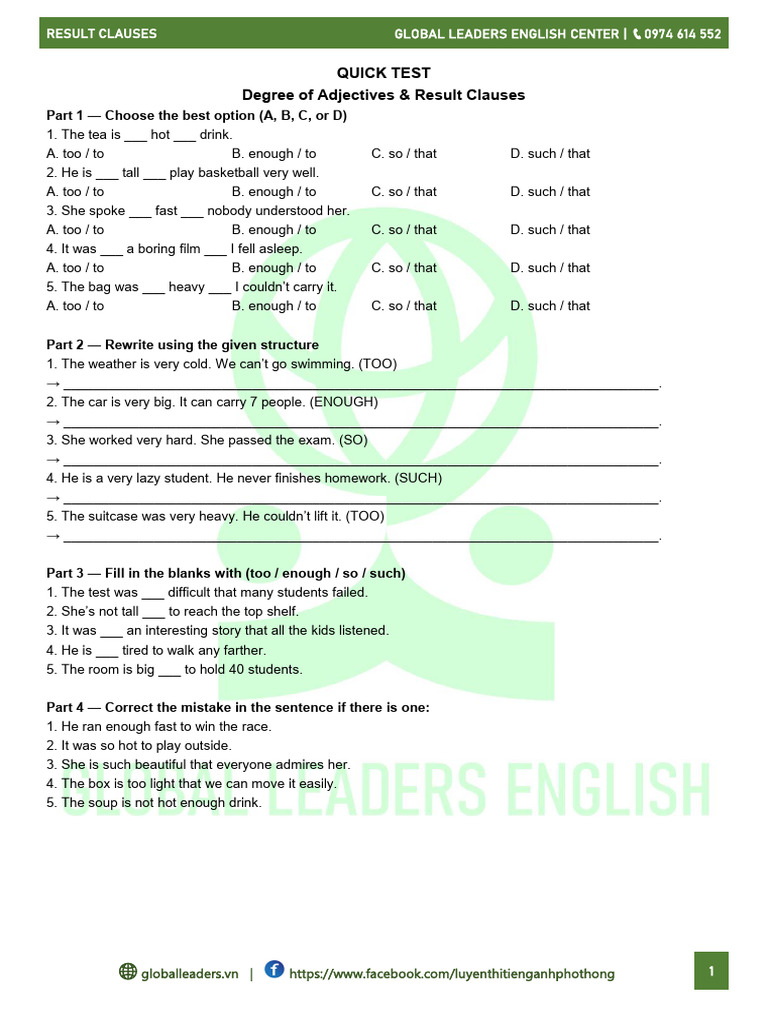 Quick Test | PDF