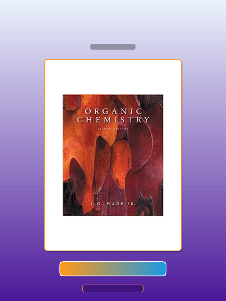 Test Bank for Organic Chemistry 8th Edition by Wade A | PDF | Science ...
