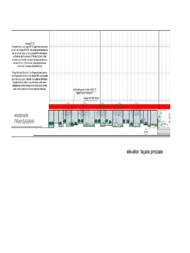 Elevation Facade Principale Vitrée | PDF