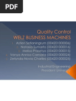 Quality Control PPT Welz