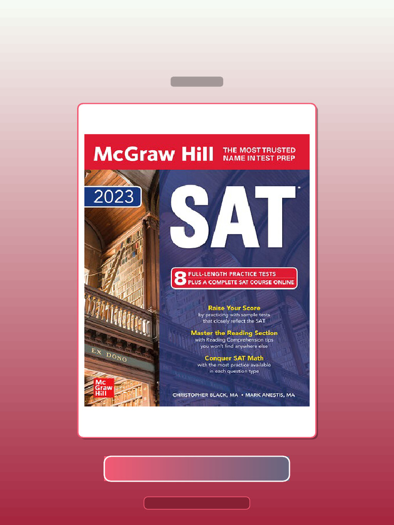 Test Bank for McGraw Hill SAT 2023 Christopher Black | PDF | Sat ...