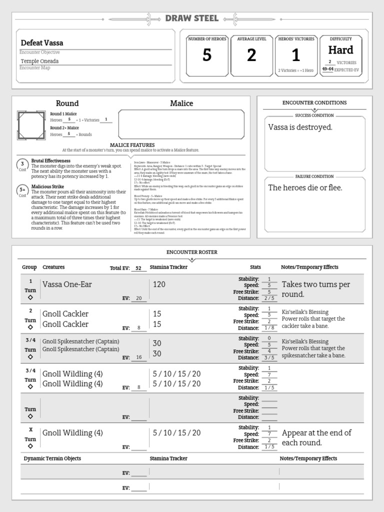Combat Sheet - Bloody Carnage | PDF