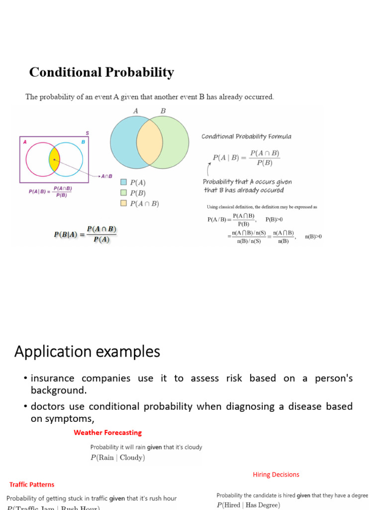 Understanding Conditional Probability Concepts | PDF | Probability ...