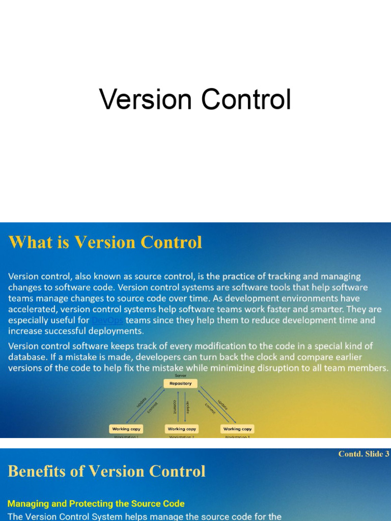 DevOps Version Control | PDF