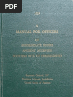 Clausen H C - Practice & Procedure For The Scotish Rite 1981 | PDF ...