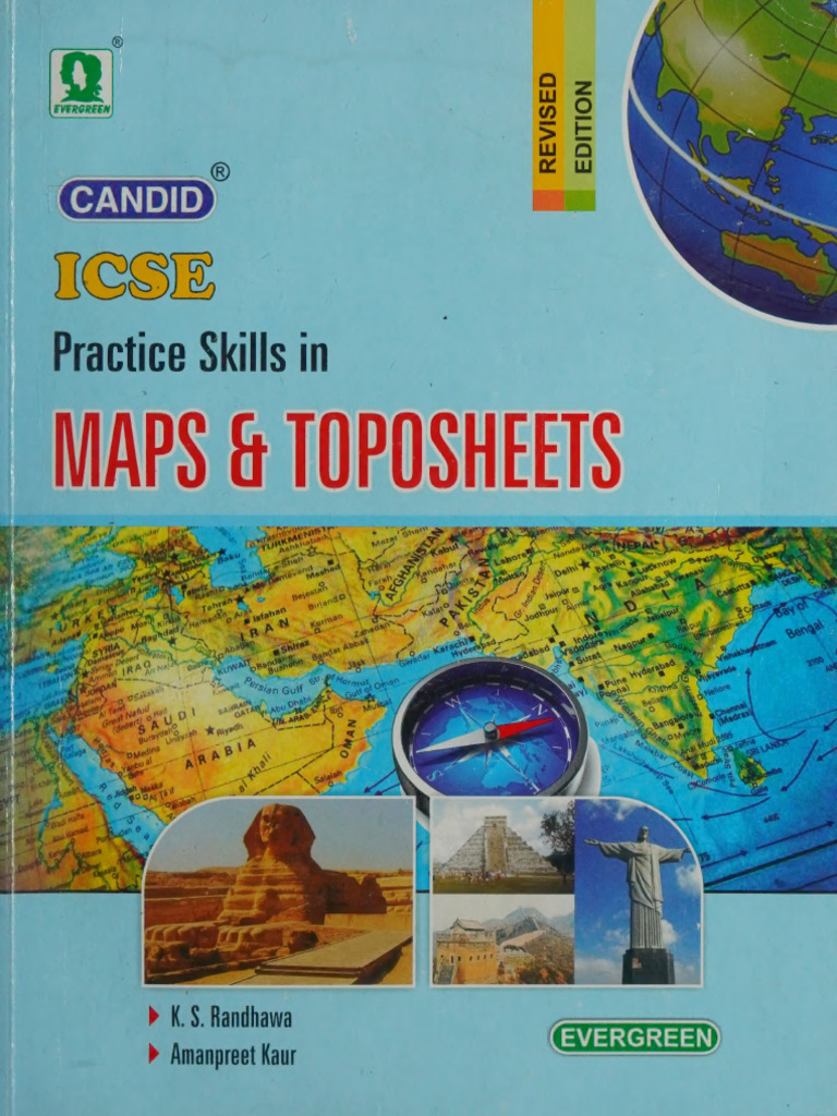 ICSE Geography Practice Skills Guide | PDF | Map | Contour Line