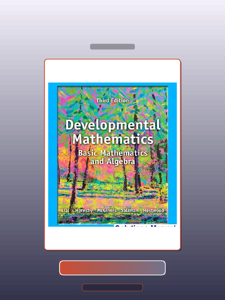 Test Bank for Developmental Math 3rd Edition Lial | PDF | Mathematics
