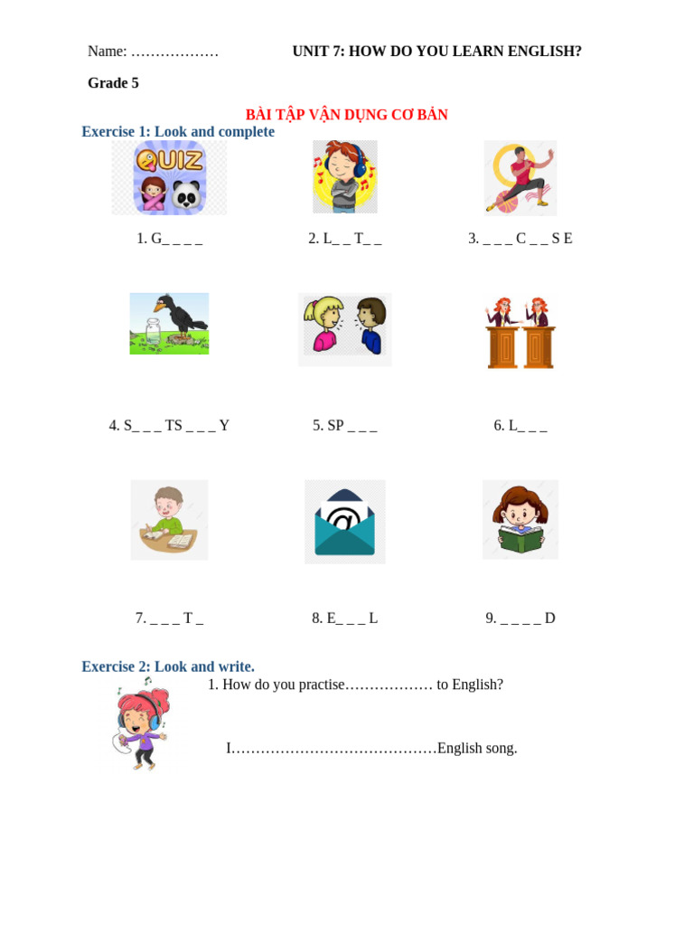 UNIT 7_e5 | PDF | English Language | Human Communication