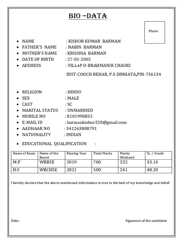 Bio | PDF