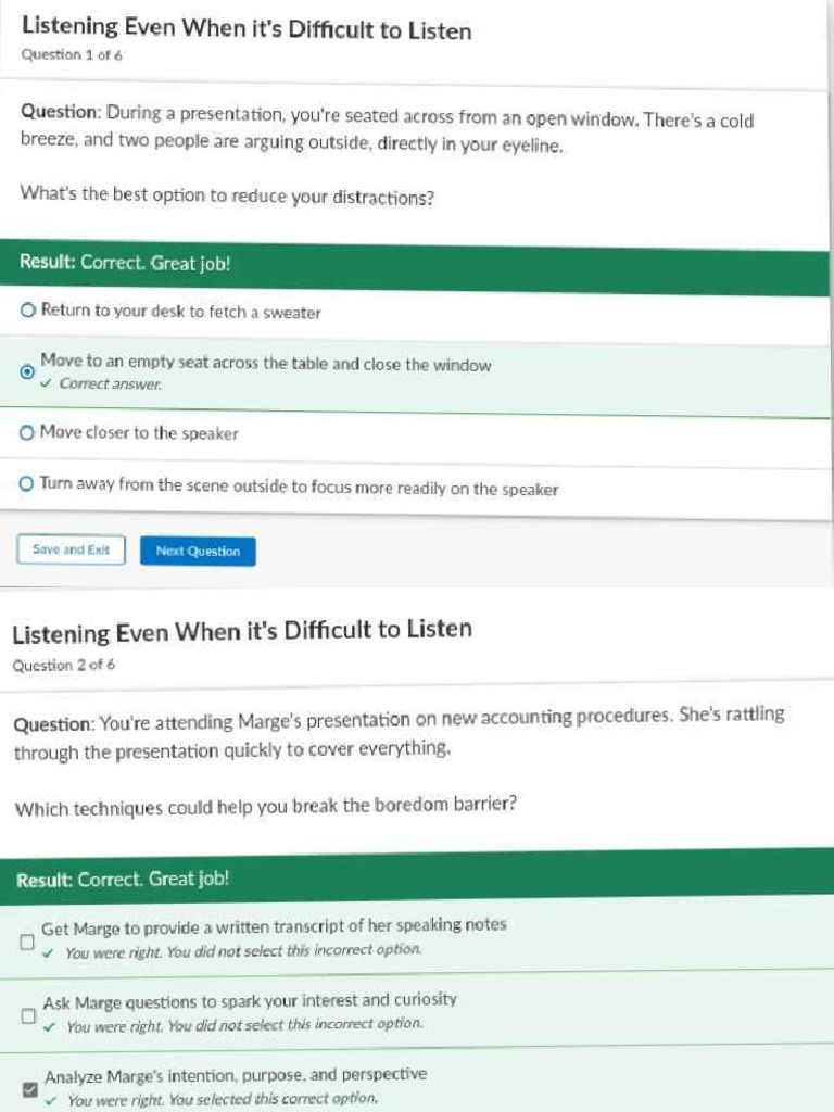 Listening Even When It-s Difficult to Listen AD | PDF