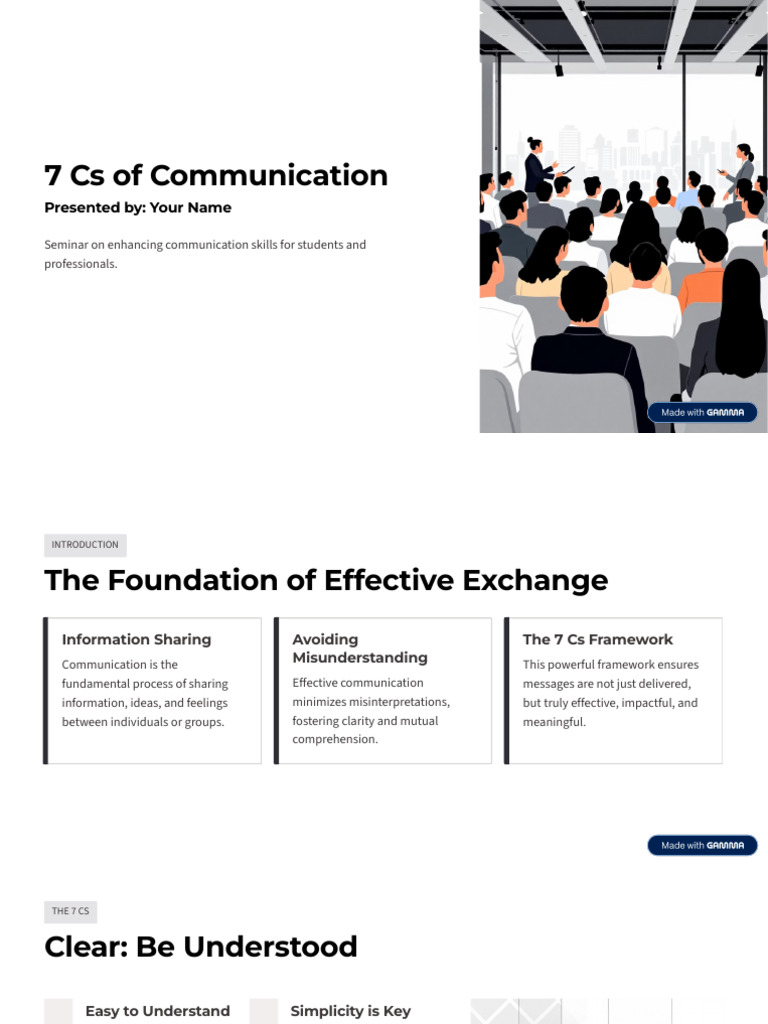 Master the 7 Cs of Communication | PDF | Communication | Linguistics