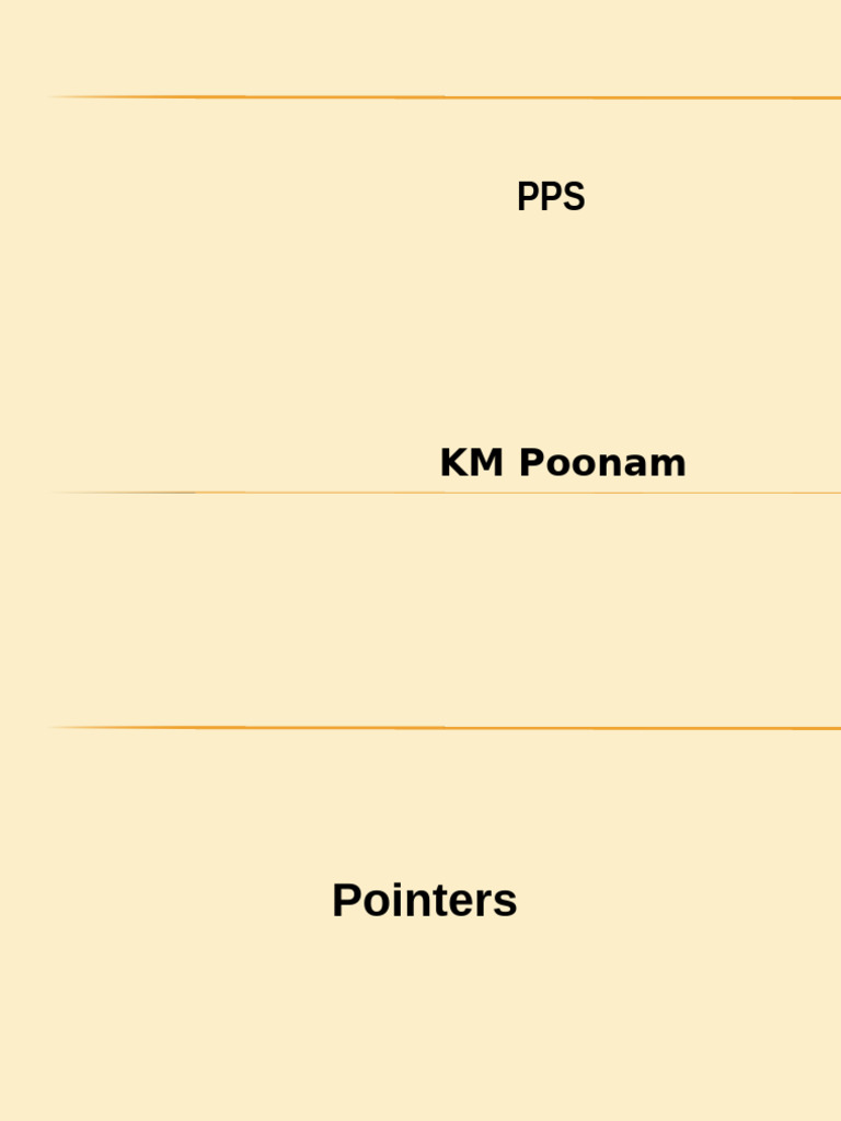 Pointers 15oct | PDF | Pointer (Computer Programming) | Parameter ...
