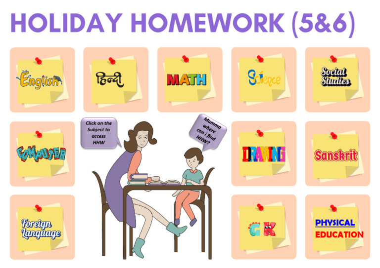Holiday Homework 2025 | PDF