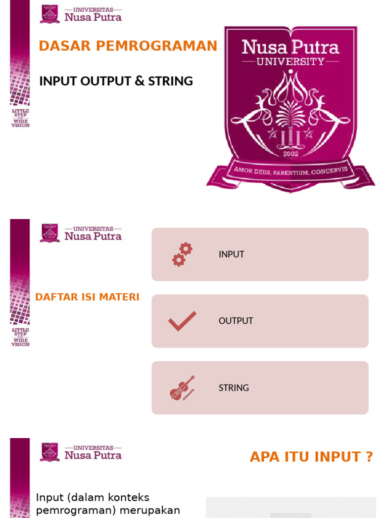 Pemrograman Python: Input, Output, dan String | PDF