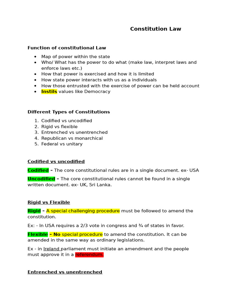 Constitution Law | PDF | Constitution | Market (Economics)