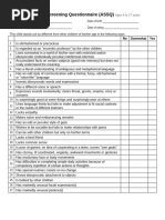 Brown Questionnaire for Adult ADHD Evaluation | PDF | Attention Deficit ...