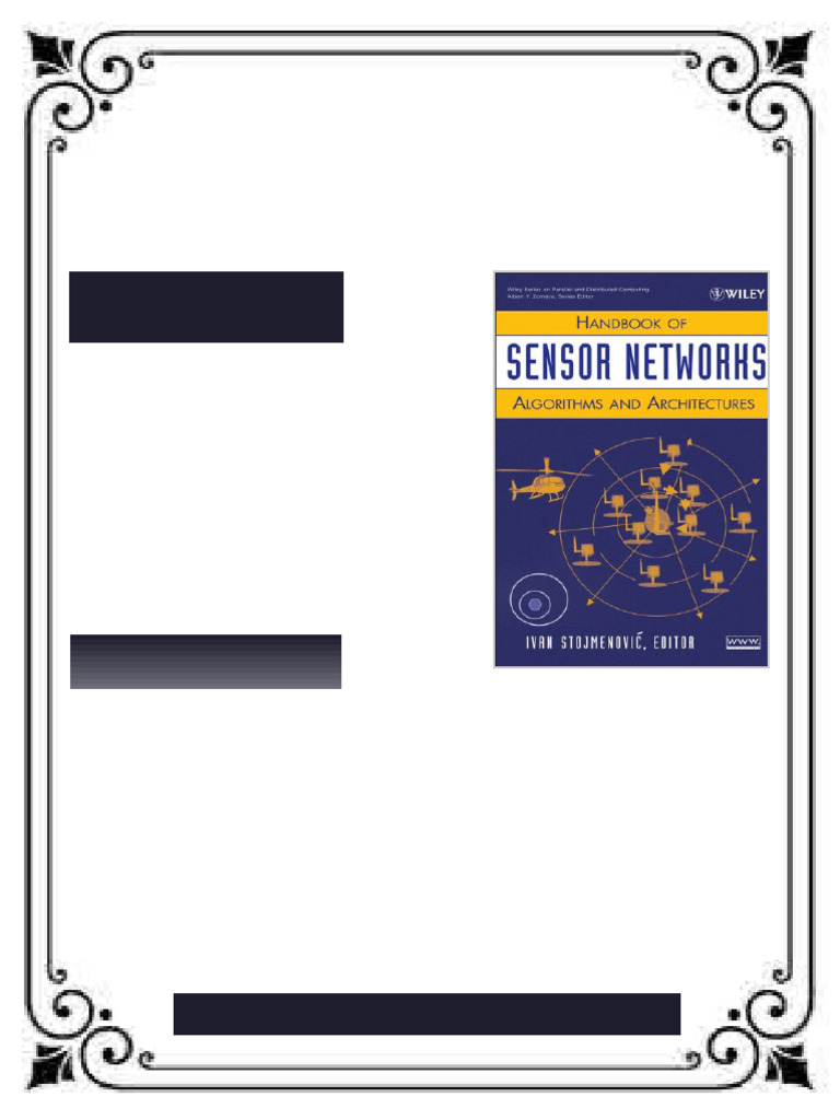 Handbook of Sensor Networks Algorithms and Architectures 1st Edition ...