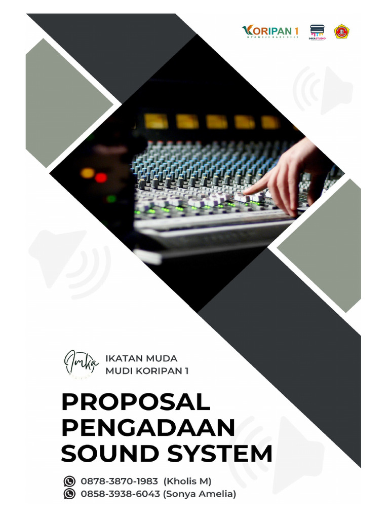 Permohonan Bantuan Sound System Koripan | PDF