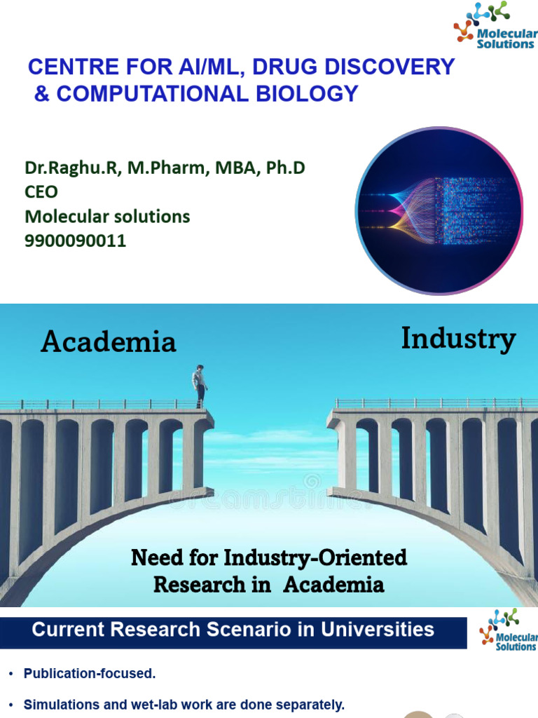 Industry-Focused Drug Discovery Solutions | PDF | Docking (Molecular ...