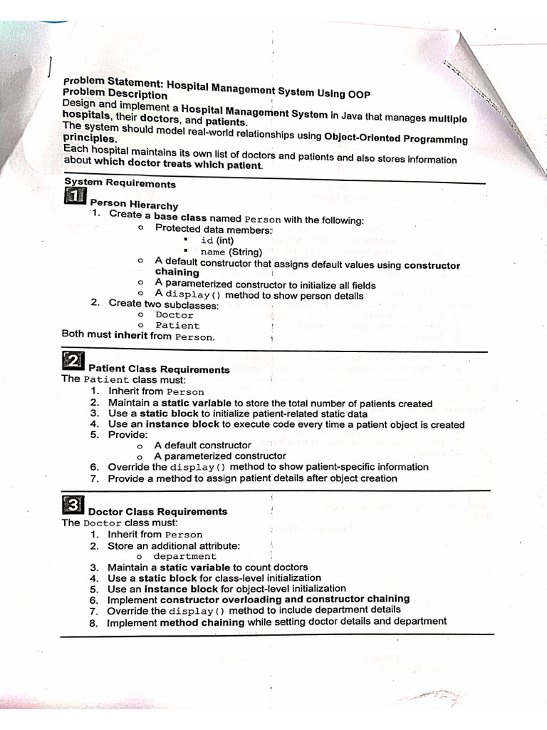Hospital Management System | PDF