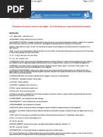 Glossário técnico de ingês financeiro