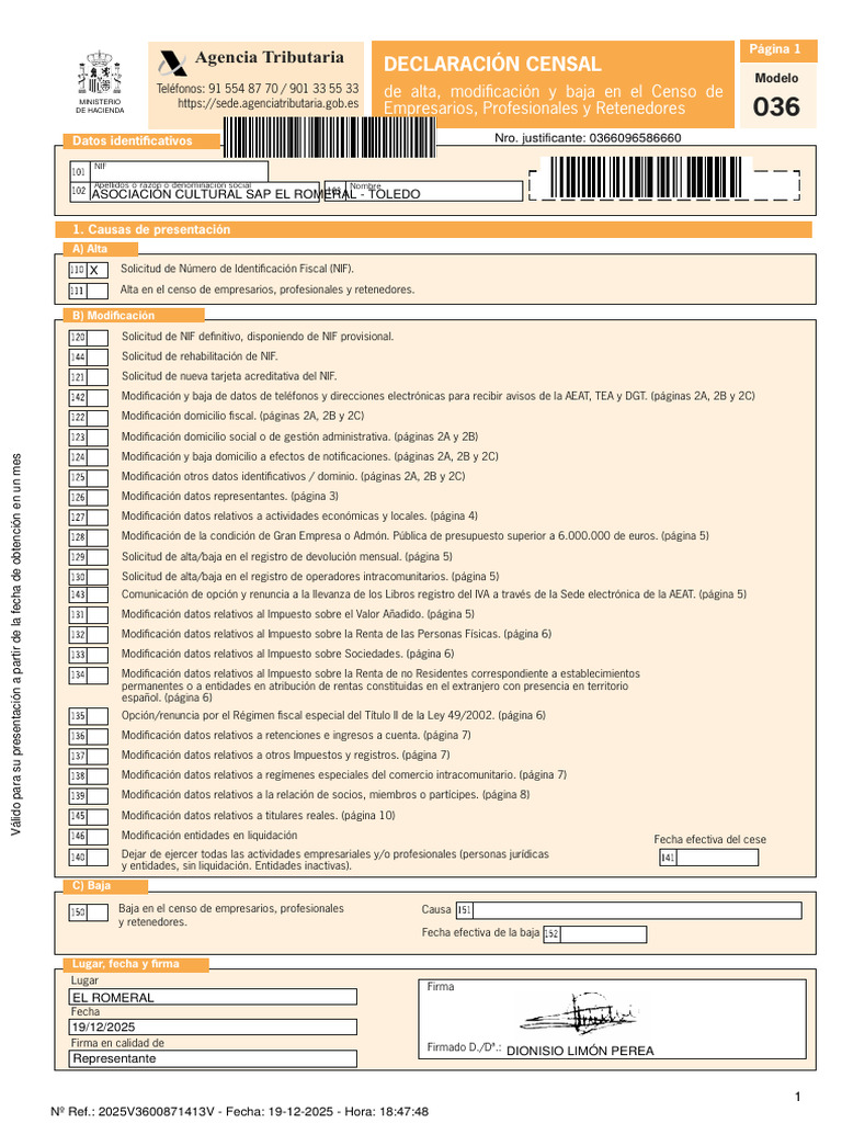 4 - Modelo 036 | PDF