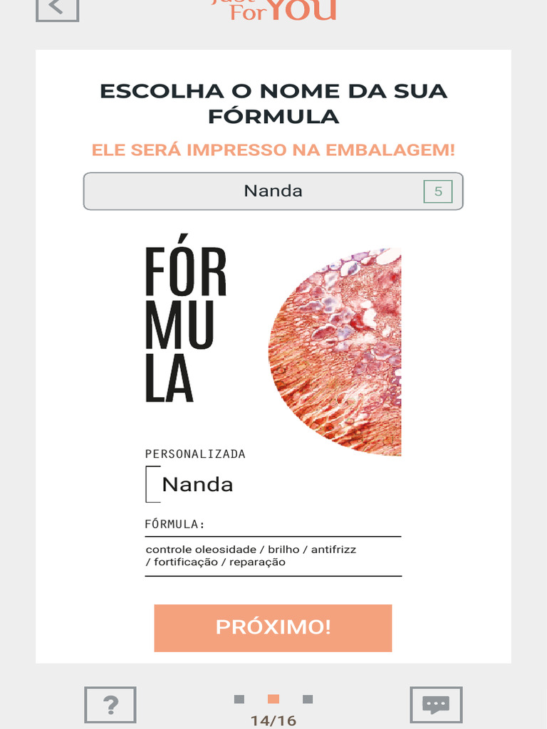 Nome da Fórmula Personalizada | PDF