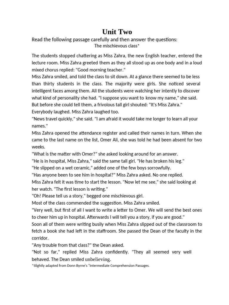 Unit Two Lecture 2 | PDF