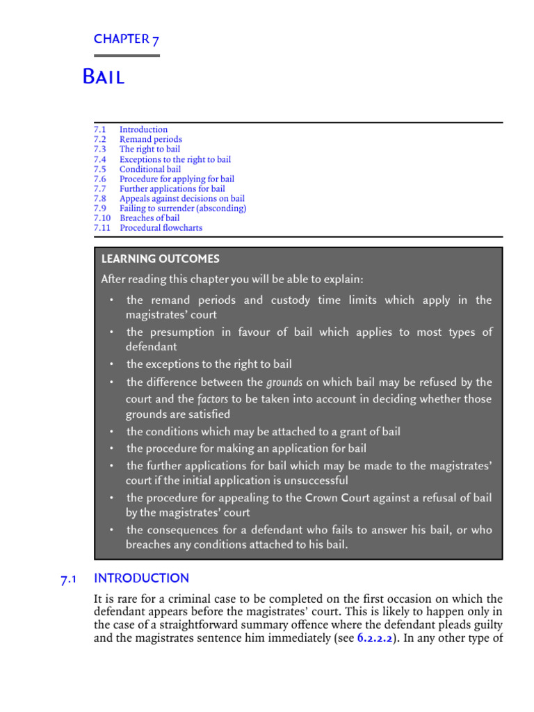 Understanding Bail in Magistrates' Court | PDF | Bail | Arrest